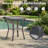 Anner 7-Piece Outdoor Wicker Patio Conversation Set With Rectangle Fire Pit Table, Swivel Gliders And Ottomans-170273867-170273869-170273879
