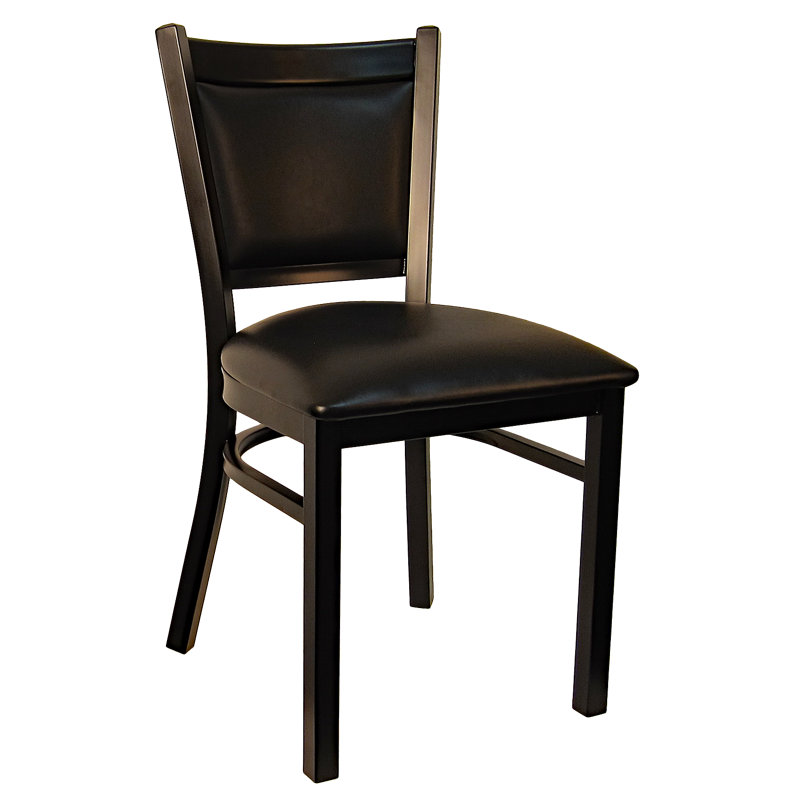 18'' H Upholstered Metal Side Chair