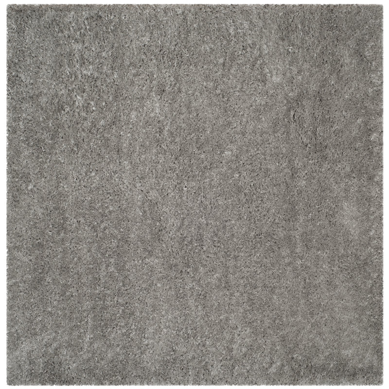 Tapis argenté Hermina, Carré 3 pi