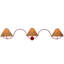 3 - Light Armed Sconce