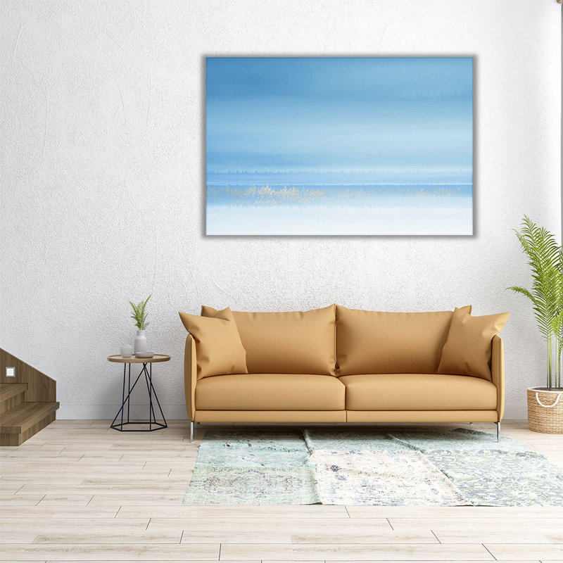 Lilas horizon 2 - reproduction d'art sur toile, H 20 po x l 30 po