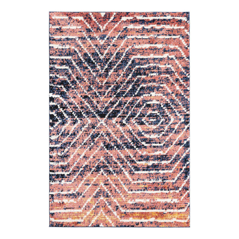 Jacynthia Geometric Indoor Rug, Rectangle 5'3" x 8'