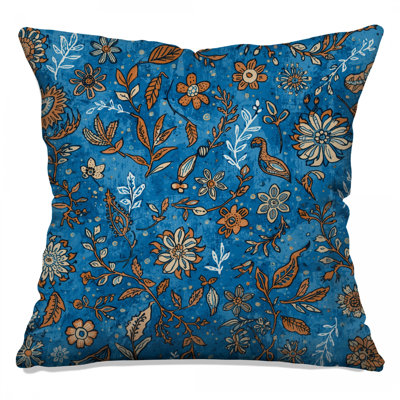 Floral Botanical Pattern Double Sided Throw Pillows
