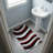 Alacam Modern Wavy Abstract Non-Slip Bath Rug-704913631-759004341