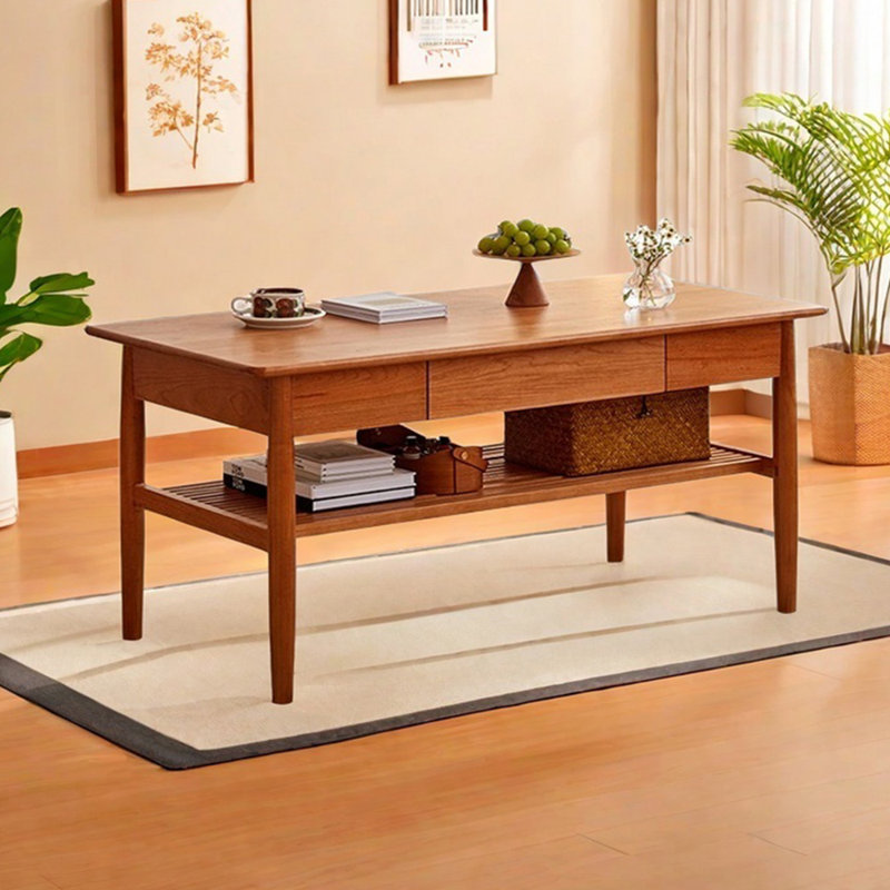 Table basse Modern, Marron clair, H 23,62 po x L 47,24 po x l 23,62 po