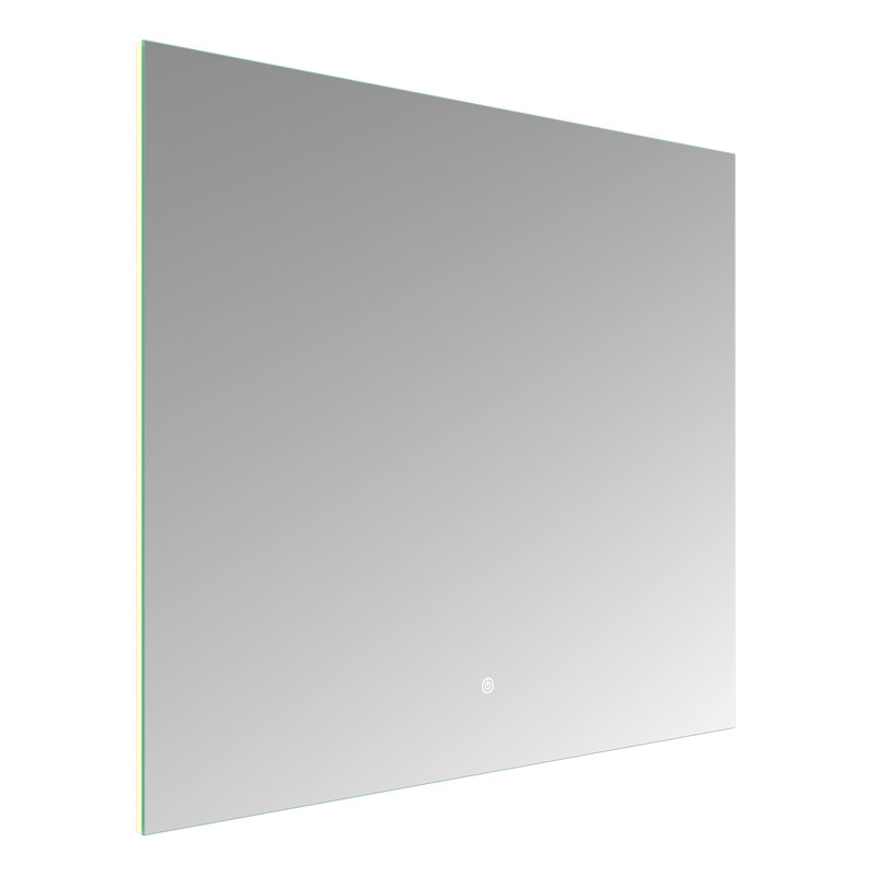 Kingston Brass Aurora 30-Inch x 36-Inch LED Bathroom Mirror, Back Light, Anti-Fog, Dimmable Touch Sensor Lighted Mirror