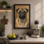 Dignified Pug Modern - Wrapped Canvas-1586038472-1586038480