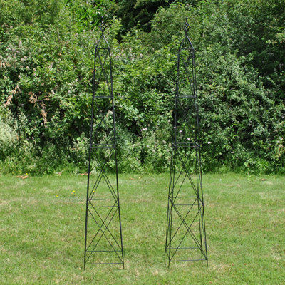 Doziers 210 cm H x 35 cm W Obelisk Trellis