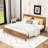  Wood Platform Bed Frame with Headboard-735910689-735910688