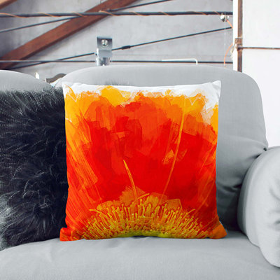 Abstract Square Throw Cushion