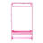 Teamson Kids Wooden Mirrored Open Armoire with Two Shelves