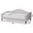 Montgomery Modern And Contemporary Beige Fabric Upholstered And Dark Brown Finished Wood Twin Size Daybed-1250700826-1250700827