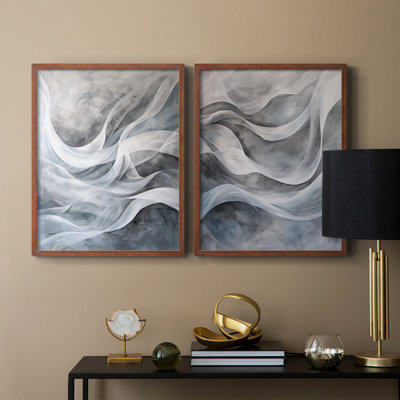 Série ABSTRACT CDLxxxi - reproduction encadrée de qualité supérieure - prête à être accrochée - aucun clou requis - aucun clou requis