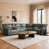Gray Faux Leather