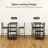 Brune 3 - Piece Dining Set-732669150