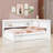 Multifunctional Daybed with Shelves, and Two Drawers-1619738925