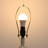 Jahsun 27‘’ Modern White/ Gold USB Table Lamps with LED Bulbs (Set of 2)
