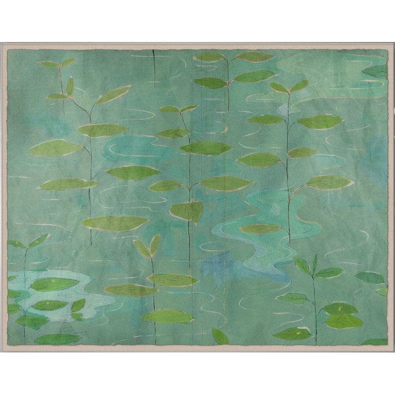 Lilies Print by Paule Marrot, Framed Print, Acrylic Box, 44" H x 56" W