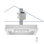 Awoco 30" Stainless Steel 1000 CFM Ducted (Vented) Insert Range Hood with Baffle Filter