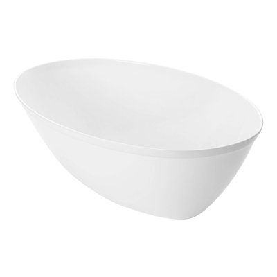 Bol ovale blanc pour fête hawaïenne (½ gallon) - 50 bols