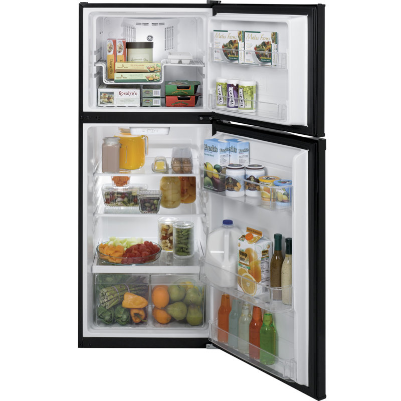 24" Energy Star Top Freezer 11.6 cu. ft. Refrigerator, Black