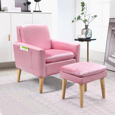 Chaise d'appoint rembourrée Jamalie