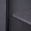 Meuble-lavabo 24 po avec lavabo en céramique, armoire de rangement autoportante moderne avec poignées argentées, portes à fermeture douce