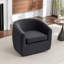 Fauteuil demi-tonneau pivotant de 33,5 po Odey-1681746778