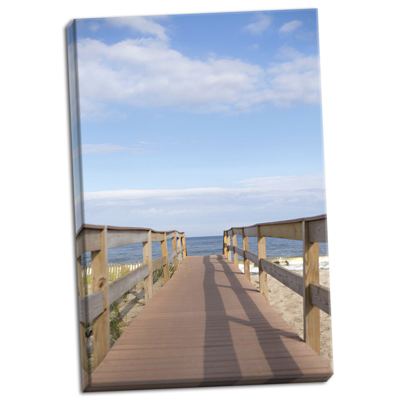 « ocean pilier », reproduction de photo, H 36 po x l 24 po x P 0,75 po, Toile tendue