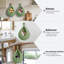 Paniers à fruits suspendus pour la cuisine, ensemble de 3 paniers de rangement pour légumes tissés à la main en corde de coton Boho