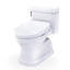 TOTO® WASHLET®+ Eco Guinevere® Elongated 1.28 GPF Universal Height Toilet with S2 Bidet Seat, Cotton White - MW9743346CEFG#01