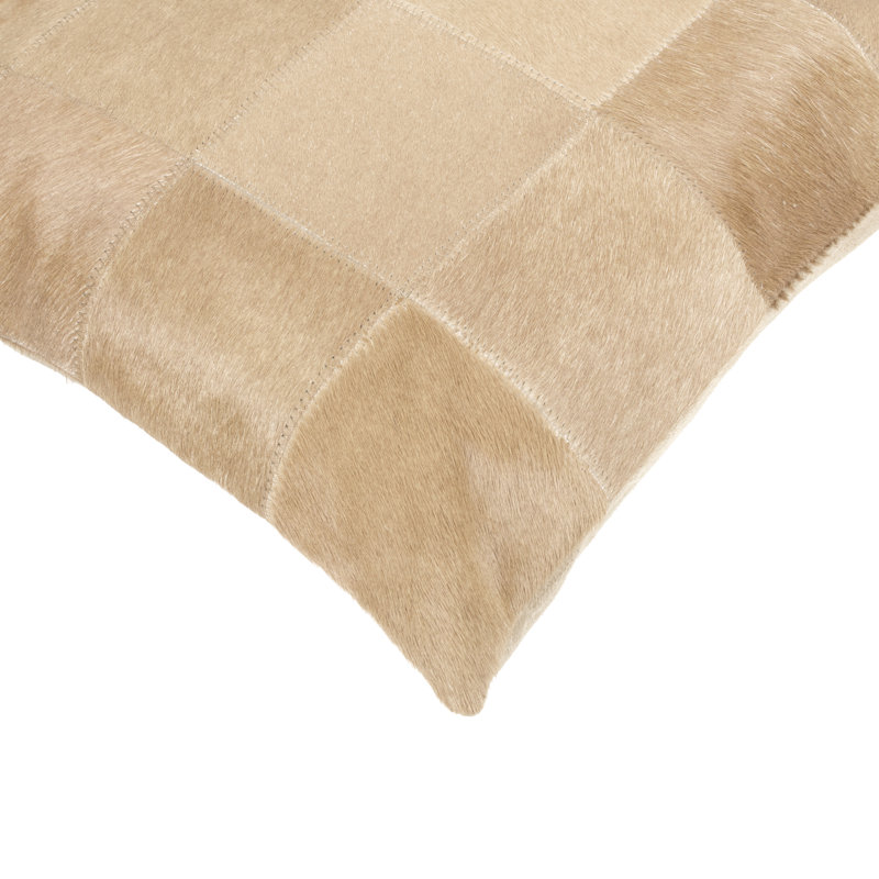 Coussin en peau de vache
