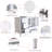3 combo 36" Single Bathroom Vanity Set with Vessel Sink, Faucet, Drain-64791115
