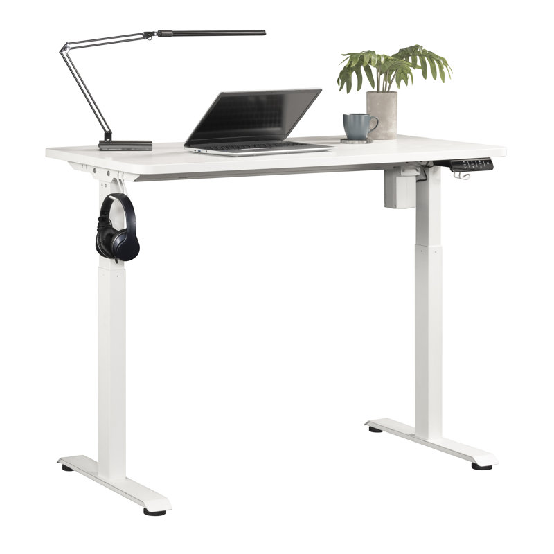 Bureau pour travailler debout, H 28,35 po x l 47,24 po x P 26,77 po, Blanc
