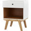 50.8cm W Solid Wood Bedside Table-465723781