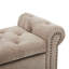 Banc de rangement rembourré avec compartiments de rangement segmentés-436590127-457804616