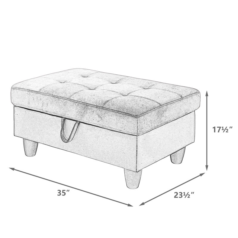 Repose-pieds Breux, Polyester rouge
