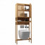 Armoire de rangement au-dessus de la toilette