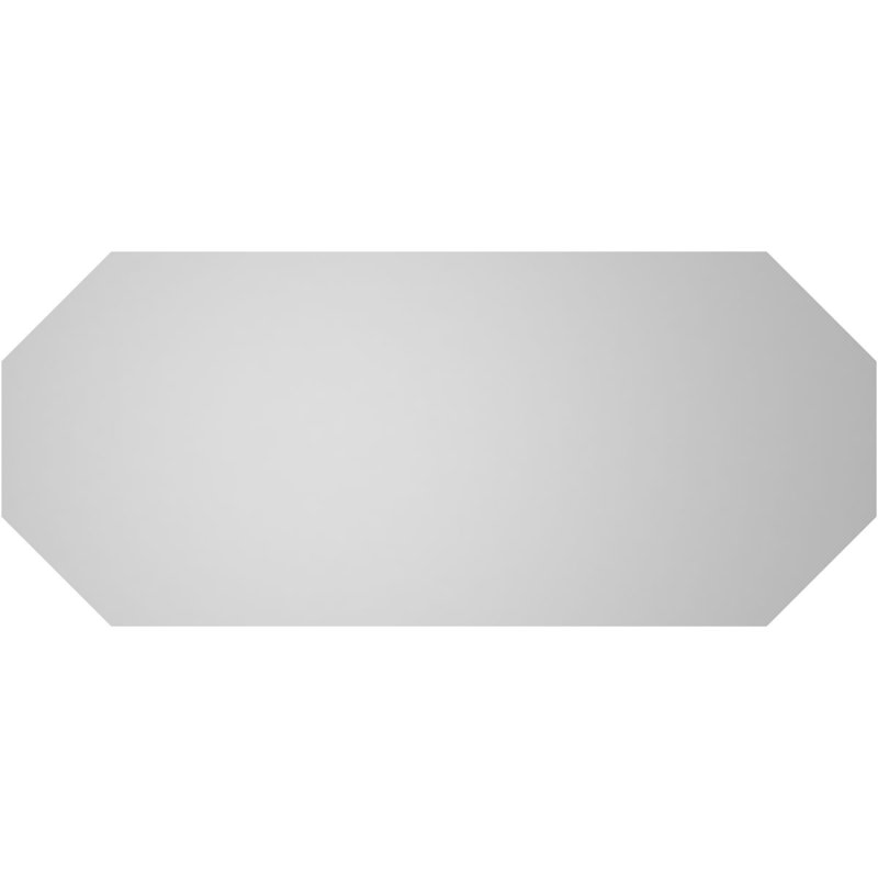 Évent horizontal gondole allongé en surface octogonal Signature, H 18 po x l 42 po x P 1,5 po