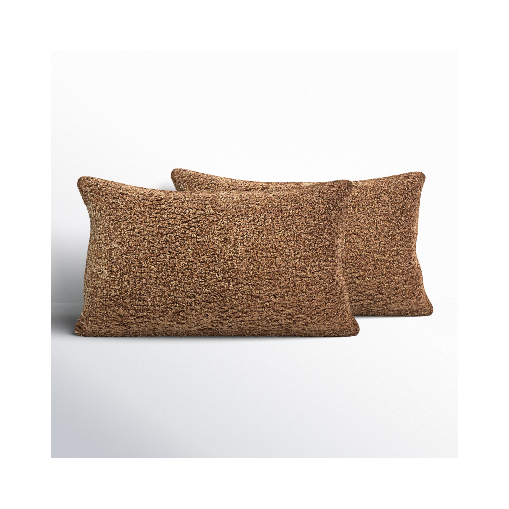 Zavia Lumbar Throw Pillow, Zazzle Taupe, 13" x 20"