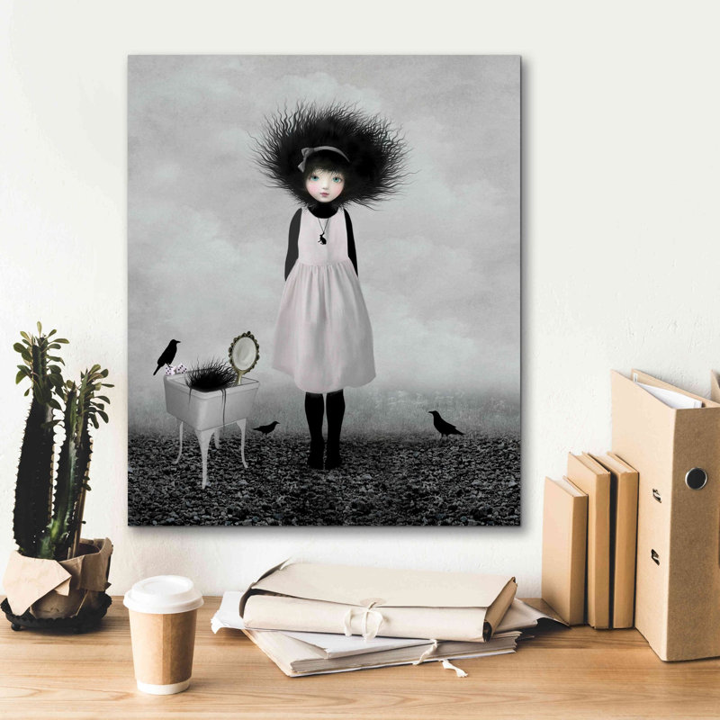 «Dulcimer» par Art & Ghost, art mural sur toile, H 24 po x l 20 po x P 0,75 po