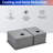 33 " L Undermount Double Bowl Stainless Steel Kitchen Sink