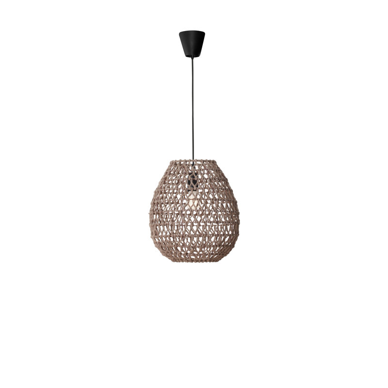 1 - Light Mocca Jar Pendant