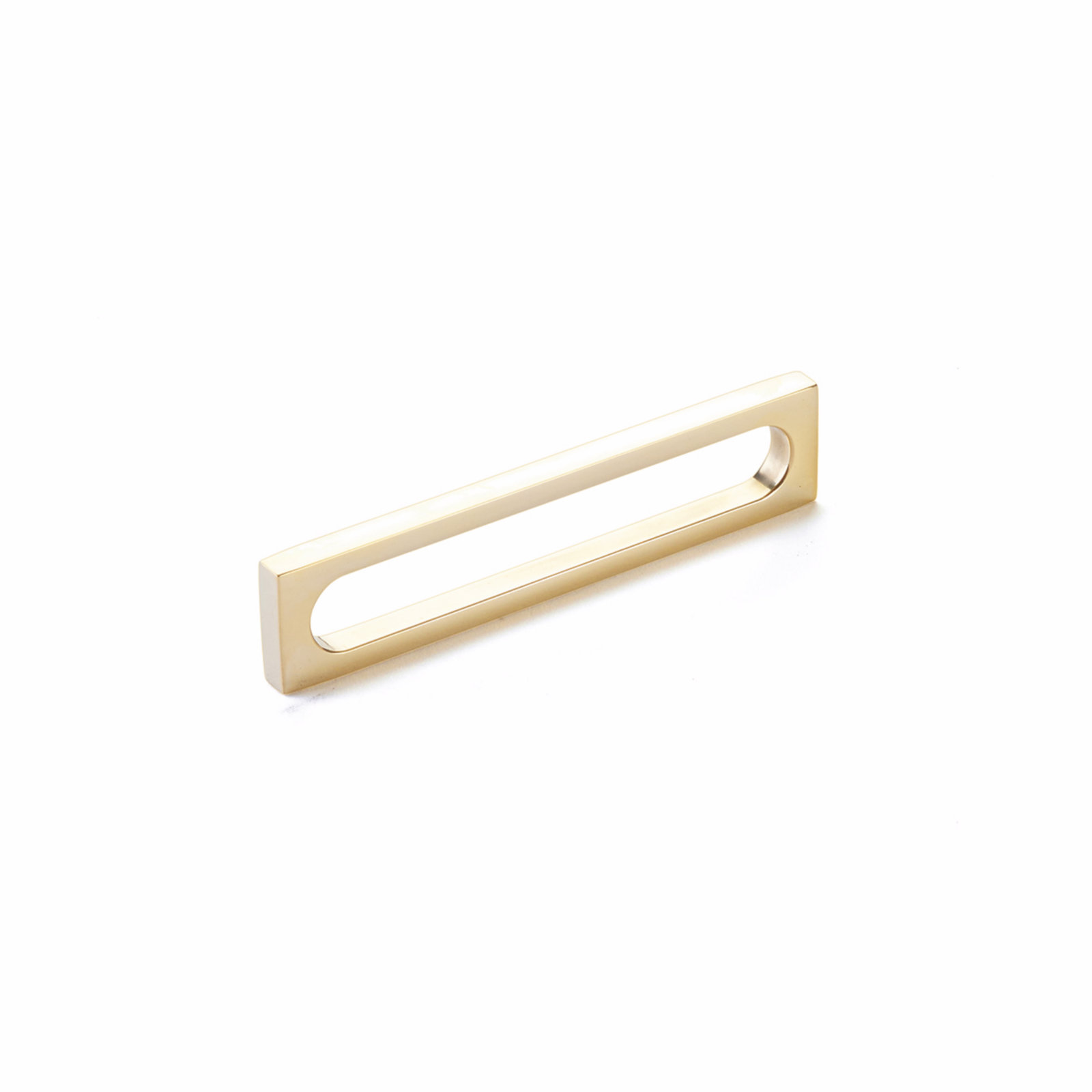 Café Novelty Pull Pull, 5", Unlacquered Brass