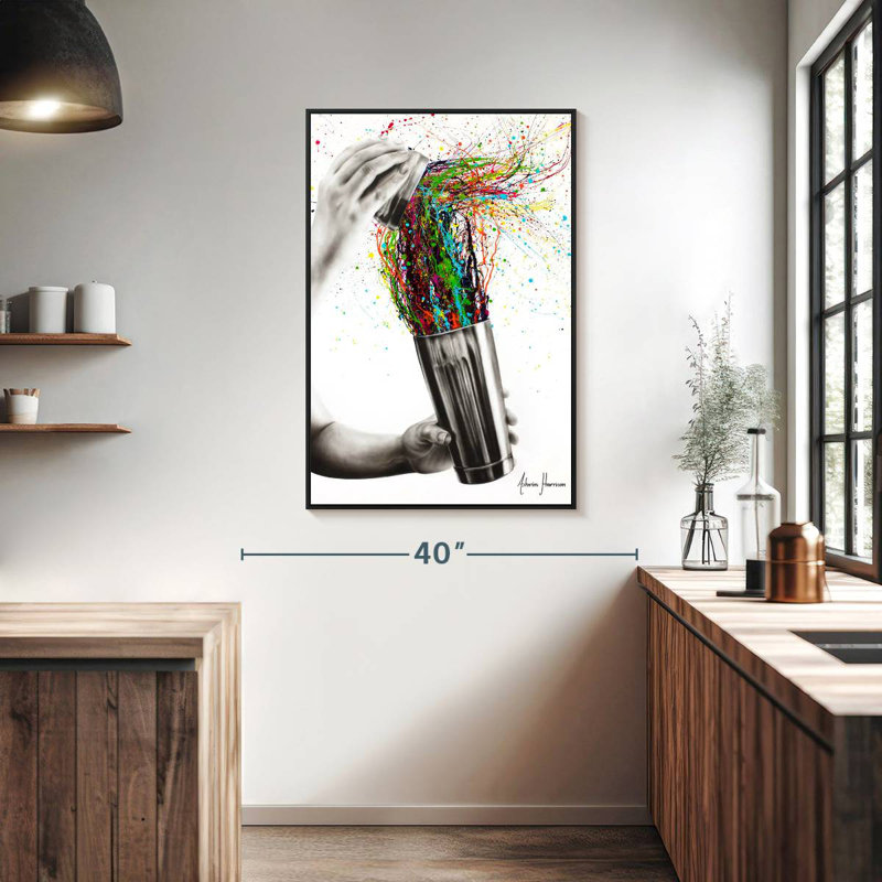 Shake It, Cadre flottant noir, 27 po x 40 po