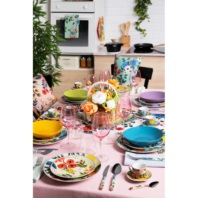 Excelsa tablecloth Pastel Color cotton 140x180 cm beige, Pink