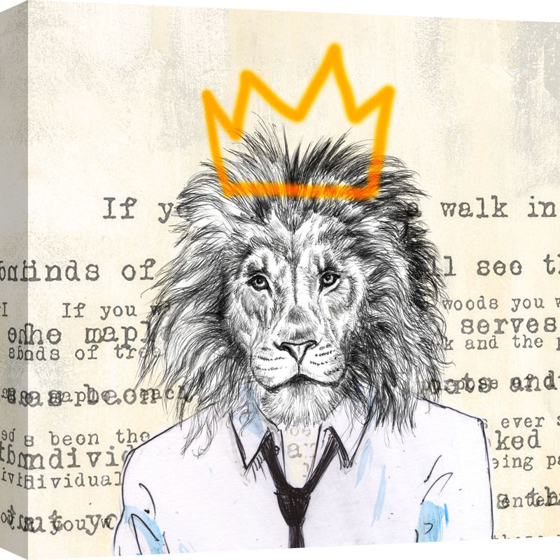 Bobo King by Matt Spencer - Wrapped Canvas Print, 70cm H x 70cm W x 4cm D