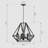 Worton 18.5" W 5-Light Dimmable Chandelier -579714457