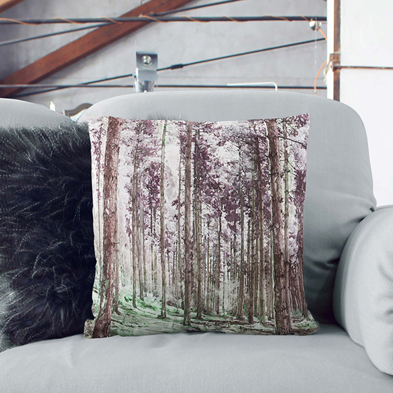 Square Throw Cushion, White, 55cm H x 55cm W x 20cm D
