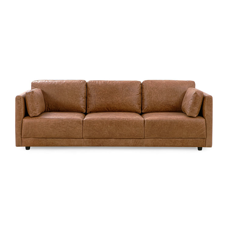 Kardiel 93'' Leather Sofa